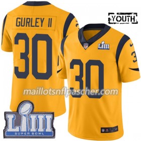 Maillot Los Angeles Rams Todd Gurley II 30 Nike Or 2019 Super Bowl LIII - Enfant